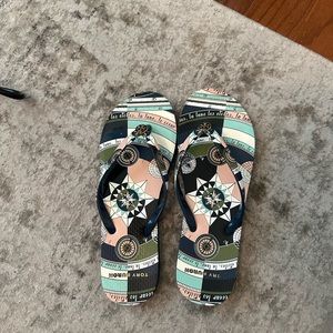 Tory Burch Limited Edition design Rubber flip flops